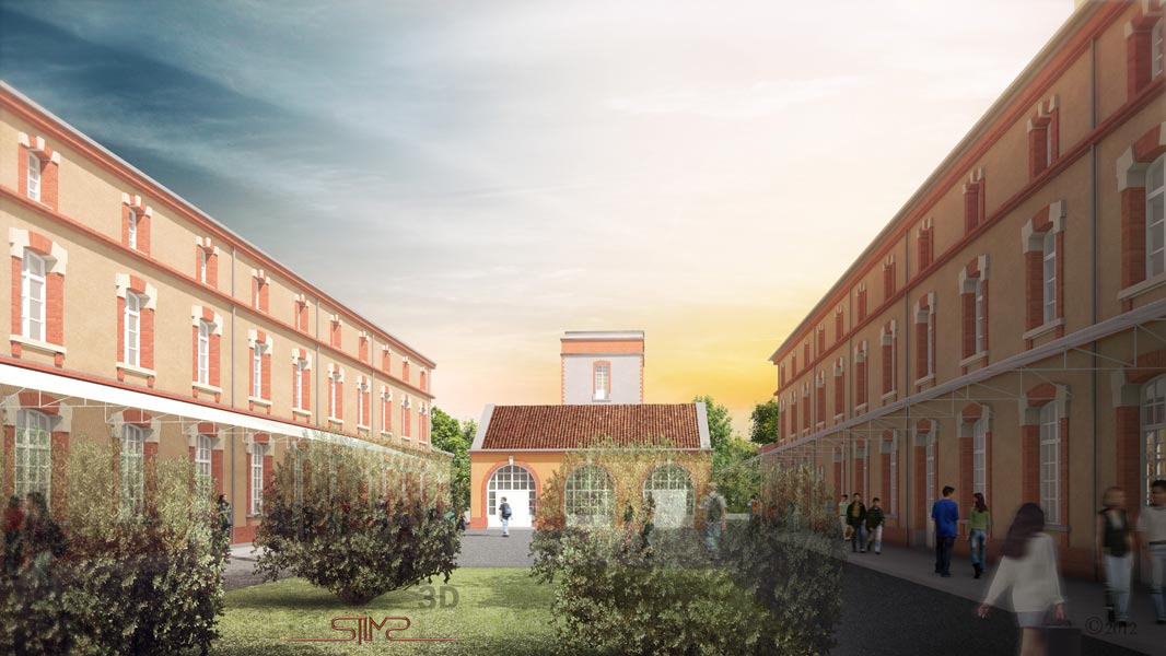 Lycée Gaillac | STIMS 3D – Imagerie d'architecture