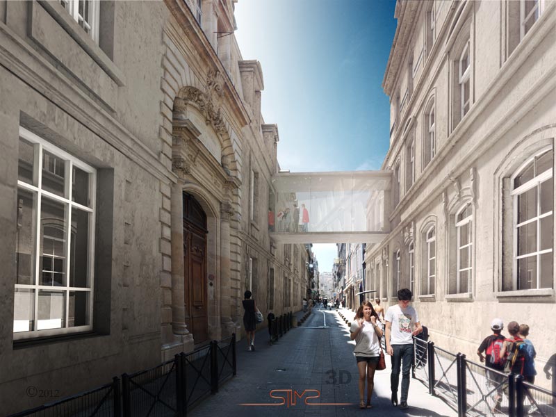 coll-ge-cheverus-passerelle-rue-bordeaux-pour-blp-stims-3d